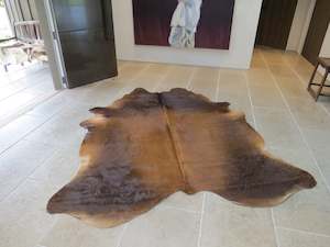Sale Large Cowhides: Large Cowhide - Dark and Mid Brown
