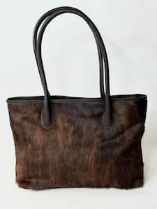 Weekend Bags Handbags Wallets: Coastal Cowhides Tote Bag - Brindle