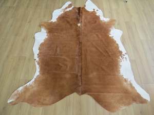 Large Cowhide - Soft Tan + White - SKU 9738
