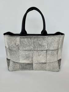 Weekend Bags Handbags Wallets: Patchwork Tote - All Grey