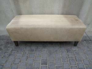 Ottomans Footstools: Champagne Lifestyle Bench - ONE IN STOCK