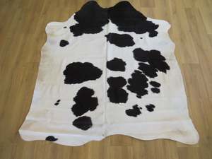 SALE Cowhide Medium - Black & White SKU 760