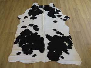 Cowhide Medium - Black & White SKU 759