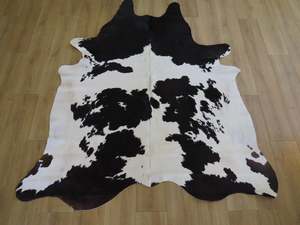 Cowhide Medium - Black & White SKU 797