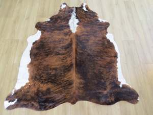 Medium Cowhides: Cowhide Medium SKU 787  - Dark Brindle Brindle