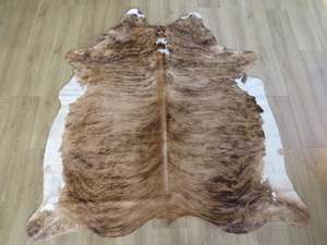 Medium Cowhides: Cowhide Medium SKU 792  - Mid Brindle Brindle