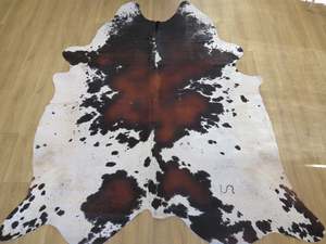 Xl Super Cowhides: Super Cowhide - Red Black - SKU 9713