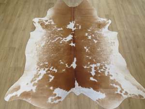 Super Cowhide Soft Tan  + White - SKU 9748