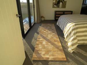 3m RUNNER SIZE Patchwork Runner Rug Caramel ONE IN STOCK