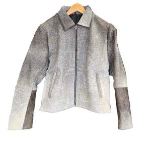 Cowhide Jackets: Small size - Cowhide Jacket All Grey