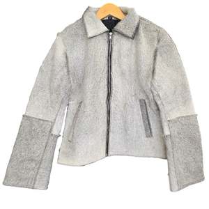 Cowhide Jackets: Extra Small size - Cowhide Jacket All Grey