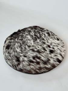 Seat Topper Round And Square: Round seat topper - Brown + Grey Dapple