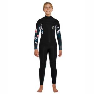 Kids 4/3mm Wetsuits: O’Neill Youth 4/3mm Bahia CZ Wetsuit Black/W2