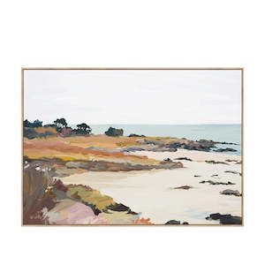 Extra Large Warm Tides Framed Wall Art