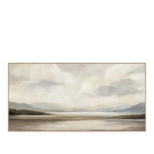 Wall Art: Extra Large Morning Calm Framed Wall Art
