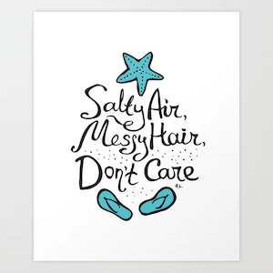 Unframed Beach Prints - Set of 4