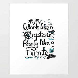 Unframed Beach Prints - Set of 4