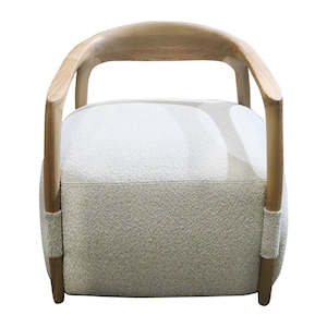 Occasional Chairs: Jetty Occasional Chair - Natural & Ecru