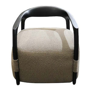 Jetty Occasional Chair - Black & Coffee