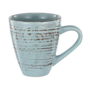 Dinnerware Serveware Mugs: Coastal Fare Mug - Duck Egg Blue