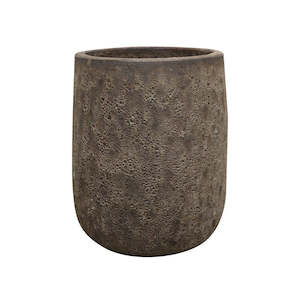 Outdoor Pots Planters: Westhampton Bronze Lava U Pot - Large