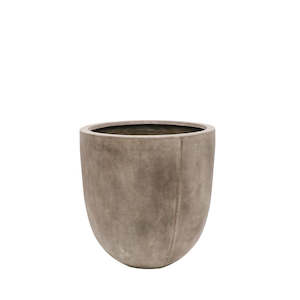 Westhampton Bullet Weathered Concrete Pot - Medium