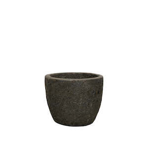 Westhampton Black Lava Egg Pot - Small