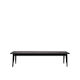 American White Oak Bench 185cm - Black