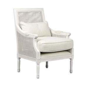 Hamptons Chantilly Oak Armchair - White