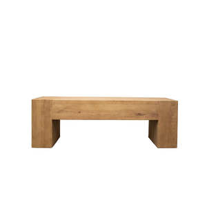 On Sale: Elm Waterfall Bench - Natural