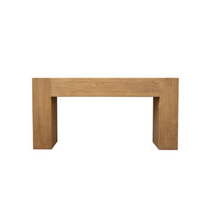Elm Waterfall Console - Natural
