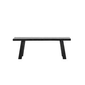 Bed Benches: Handmade Peasant Bench 1.10 Metres - Black