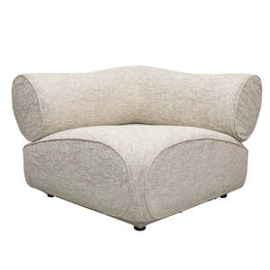 Wave Modular Corner Sofa - Interchangeable Corner Piece - Beige