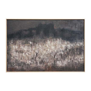 Large Beach Bunny Tails Framed Wall Art