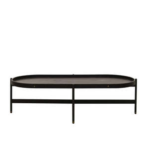 American Ash & Steel Coffee Table 128cm - Black