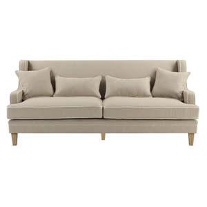 Hamptons Natural Three Seater Couch