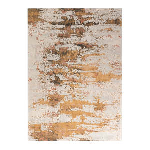 Turkish Style Distressed Rug 2.4m x 3.4m - Rust & Sand Tones