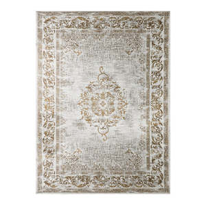 Turkish Style Distressed Rug 1.7m x 2.4m - Honey Grey