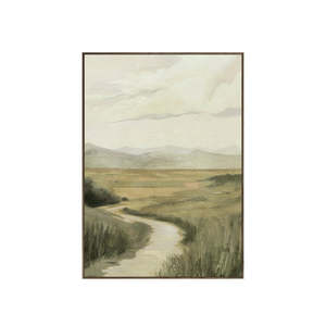 Extra Large Meandering Meadows Framed Wall Art