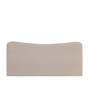 Hamptons: Wave Headboard 130cm High - Beige - Super King