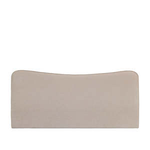 Hamptons: Wave Headboard - Beige - Super King