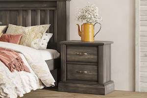 Asher 2 Drawer Bedside Table