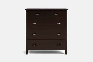 Tallboys: Ivydale 5 Drawer Tallboy - Pine
