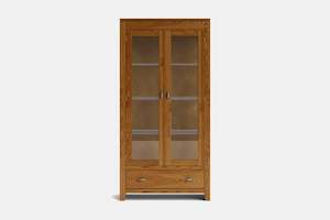Metro: Metro 2 Door Display Cabinet - Ash
