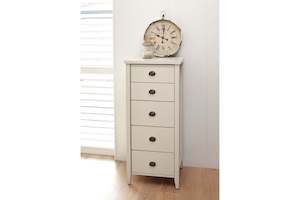 La Resta Bedroom: La Resta 5 Drawer Lingerie Chest