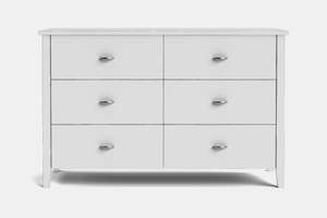 Ivydale 6 Drawer Lowboy - Pine