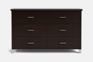 Lowboys: Veniece 6 Drawer Lowboy