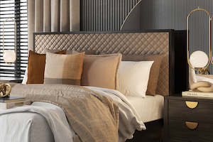 Andes Padded Headboard - Ash