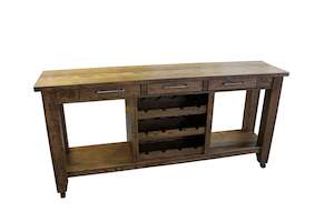 Hall Tables: Tomas SPEC Console Table with Wine Rack