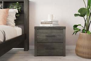 Alto 2 Drawer Bedside Table